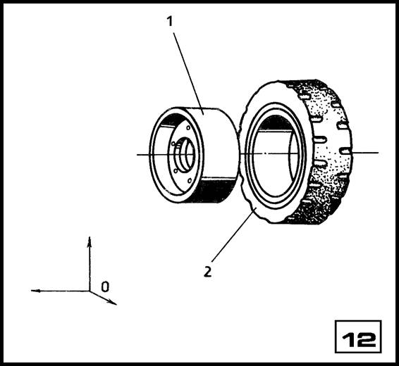 Рисунок 12.  Колесо (в сборе) с массивной шиной 500/160-370 электропогрузчика ЕВ 687.
