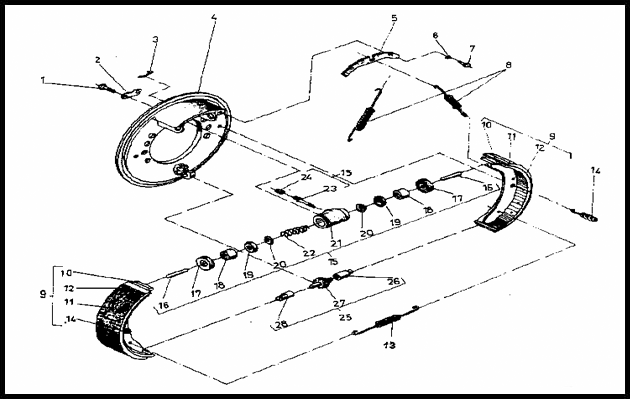 Сервотормоз d 270 мм ( в сборе ) автопогрузчика ДВ 1788